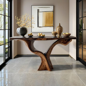 Mesa Consola Moderna de Madera Maciza Natural Hecha a Mano, Marca Luxali de Vietnam, Muebles para Sala de Estar - Product Image 5