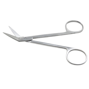 Tijeras Quirúrgicas Dentales Kelly Anguladas de Acero Inoxidable con Mango de Anillo y Punta Afilada Curva de 7 Pulgadas, Aprobadas por OEM, CE e ISO - Product Image 3