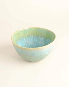 Tazón de Cerámica Verde Aqua Artesanal, Acabado Esmaltado a Mano, Forma Redonda Compacta, Duradero, Apto para Alimentos, Perfecto para Servir con Elegancia - Product Image 1