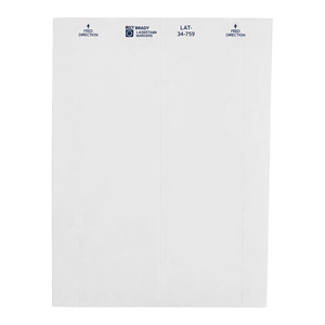 Étiquettes en papier autocollantes Brady LaserTab, finition mate, pour l'identification des échantillons et des documents - Product Image 1