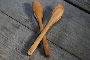 IDEAL BAMBOO Luxury Natural Bamboo Sustainable Kitchen Baking <b>Utensils</b> Long BBQ Tongs 20*2cm/7.8inches Strong Grip Cheese Fruits - Product Image 6