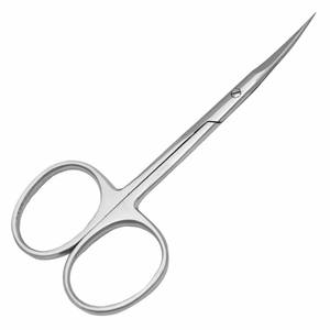 Ciseaux à cuticules professionnels de qualité supérieure, extra-affûtés, en acier inoxydable, pour manucure et pédicure - Product Image 1