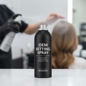 Spray Fixateur Bio à Tenue Forte OEM pour Cheveux Bouclés et Frisés et Extensions de Cheveux - Product Image 1