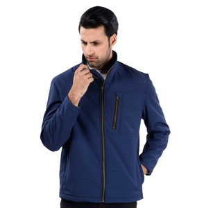 Veste Softshell Homme Slim Automne Hiver 2026 Respirante Imperméable Coupe-Vent Fermeture Éclair Style Urbain Tissu Toile - Product Image 6
