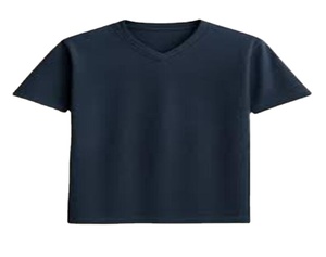 เสื้อยืดผู้ชายคุณภาพสูง ทรงเข้ารูป คอวี แขนสั้น น้ำหนัก 180 กรัม เป็นมิตรกับสิ่งแวดล้อม แห้งเร็ว ดีไซน์เรียบง่าย ผ้าฝ้ายออร์แกนิค สีพื้น - Product Image 1