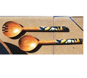 Utensilios para Ensaladas Ecológicos Aptos para Lavavajillas, Modelo Nuevo, Hechos en India para el Hogar y la Cocina - Product Image 3