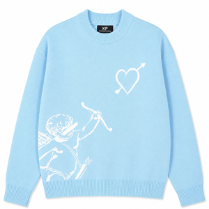 เสื้อสเวตเตอร์ไหมพรมแคชเมียร์แบบมีฮู้ด KP International สำหรับผู้ชาย บุขนแกะ นุ่ม สบาย เหมาะสำหรับใส่ในฤดูหนาว - Product Image 1
