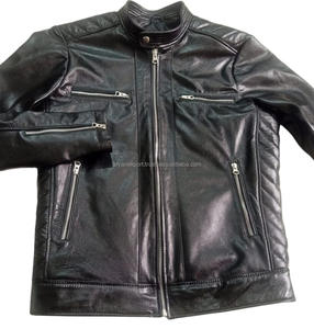 New Real Handmade Genuine Leather <b>Jackets</b> for <b>Men</b> Vintage New Arrival High Quality Biker Style Outdoor Hiking Royal Look <b>Jackets</b> - Product Image 2