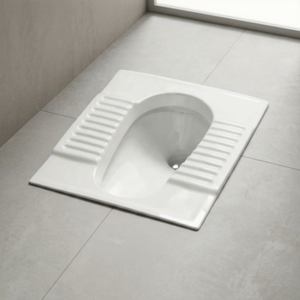 Factory Direct <b>Ceramic</b> Squatting <b>Pan</b> WC Toilet Floor Mount Sanitary Ware Wholesale For Ghana Senegal Algeria - Product Image 1
