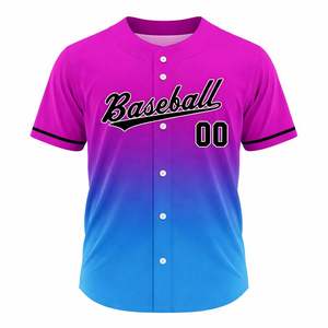 เสื้อแข่งเบสบอลอเมริกันหญิง |   เสื้อกีฬาดีไซน์ไล่เฉดสี |   เสื้อทีมแบบมีเอกลักษณ์เฉพาะตัว - Product Image 1