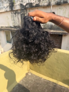 Extensions de cheveux humains bouclés vierges indiens non traités de qualité supérieure, 12 pouces, sans perte ni nœuds - Product Image 4
