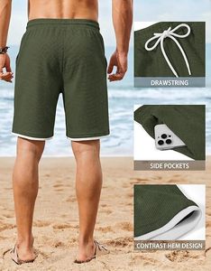 Shorts de Playa Casuales para Hombre, Secado Rápido, Shorts de Verano a la Moda para Hombre - Product Image 4