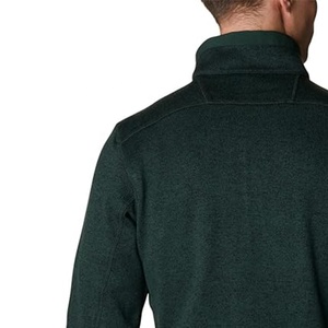 Sweat-shirt de golf à manches longues pour homme, col zippé 1/4, respirant, pour l'hiver, fitness, sportswear, couleur unie, technique délavée - Product Image 6