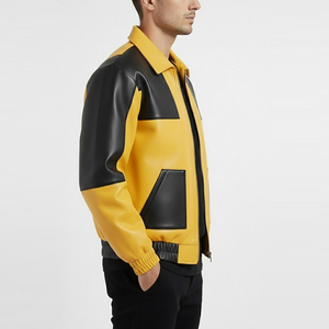 Genuine Sheep <b>Leather</b> Animal Skin <b>Leather</b> <b>Jacket</b> For Men Style Unique <b>Real</b> <b>Leather</b> <b>Jacket</b> For Men Motorcycle Winter <b>Jacket</b> Men - Product Image 3