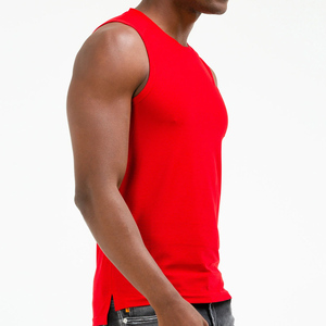 Débardeur de musculation sans manches uni en Spandex 230 GSM pour homme – Collection été - Product Image 2