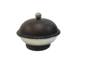 Walnut Finishing Serving Pot Wedding Tabletop Catering Usage <b>Food</b> <b>Server</b> Pot Top Quality Serving Dishes Pot For Hotel And Home - Product Image 1