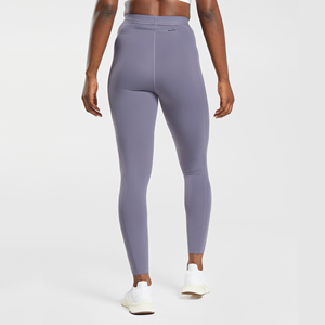 Leggings de course ajustés à taille haute pour femmes, avec poche zippée à l'arrière, en tissu respirant en maille Spandex/Nylon, séchage rapide - Product Image 3