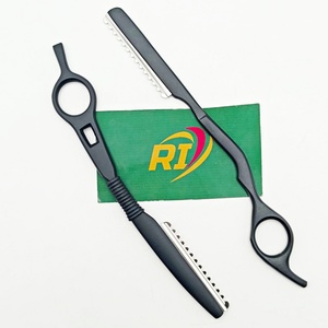 Professional Black Single Blade Thinning Comb Hair Shaper Professional Stainless Steel Hair Cutting <b>Styling</b> Comb Razor Barbers - Product Image 4