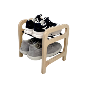 Minimalist Wooden <b>Shoe</b> Rack 3-Tier Standing <b>Shoe</b> Organizer Rectangular <b>Space</b> <b>Saving</b> Entryway <b>Storage</b> Shelf for Home Bedroom Hall - Product Image 5