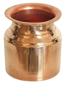 Kalash Lota en laiton pur éco-responsable pour temple domestique – Article de rituel Puja moderne - Product Image 3