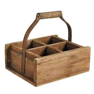 Fancy Wooden Cutlery Holder Multi Compartment Flatware Organizer <b>Kitchen</b> Utensil <b>Caddy</b> Tabletop Spoon Fork Knife Storage <b>caddy</b> - Product Image 5