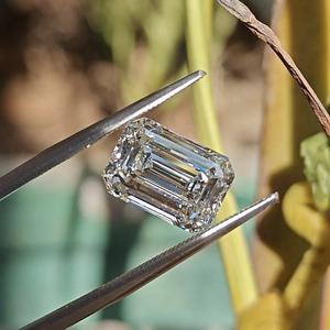 Diamante CVD HPHT de 2CT, Blanco D VS1, Corte Esmeralda, Certificado IGI, Diamante Cultivado en Laboratorio para Joyería, Mejor Precio al por Mayor - Product Image 1