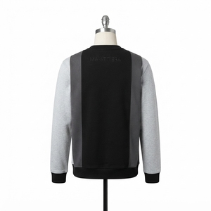 <b>Mens</b> Color Block Crewneck Sweatshirt Contrast Panel Pullover <b>Long</b> <b>Sleeve</b> Casual Streetwear Fashion <b>Top</b> - Product Image 3