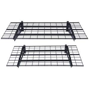 2 Pack pesante 4X2 ft scaffalatura di stoccaggio per Garage a parete scaffali galleggianti 500 Lbs capacità di carico negozio capannone Garage di stoccaggio - Product Image 1