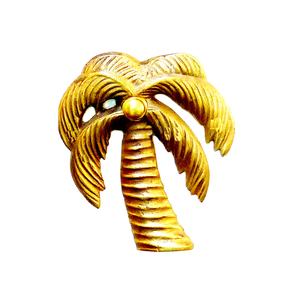 Bouton poussoir de sonnette de porte en laiton Parm Tree 130x110mm - Product Image 1