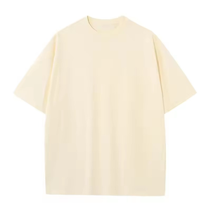 Camiseta de Verano de Manga Corta para Hombre, Tejida, de Alta Calidad, 240 g/m², 100% Algodón Orgánico, Transpirable, Estilo Vintage, Talla Grande - Product Image 6