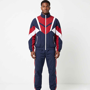 Factory Custom <b>Lightweight</b> Winter Jogger Track Set 3M Reflective Zip-up <b>Hoodie</b> and Cotton Windbreaker Tracksuit - Product Image 6