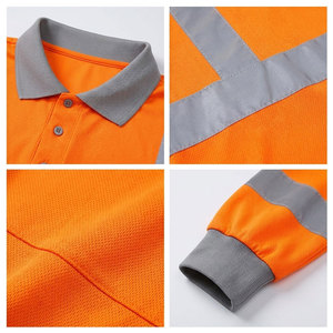 Camisetas Polo de Seguridad para Hombre, Ropa de Trabajo de Alta Visibilidad, Reflectantes, para Construcción, Camisetas Polo de Seguridad para el Trabajo - Product Image 6