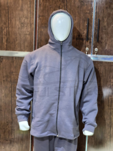 Cotton Fleece Tracksuits for Men Hooded Front Zipper 2 Piece Jogger <b>Set</b> OEM Apparel Manufacturer Gym Training Winter Tracksuits - Product Image 6