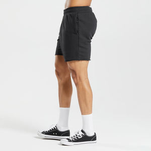 Pantalones Cortos de Baloncesto para Hombre, Personalizados, Estilo Urbano, Tejidos, Vintage, de Lona Sólida, Poliéster/Algodón, Transpirables, Antiarrugas, con Cordón Ajustable - Product Image 2