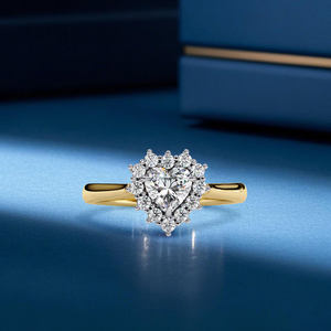 Anillo de Plata de 10 Quilates con Circonita, Moderno, Unisex, para Boda, Compromiso y Ocasiones Especiales - Product Image 1