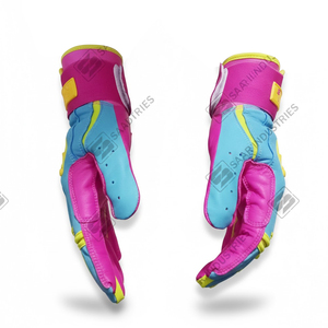 High Quality Customized Baseball Batting Gloves Spandex/Polyester Ambidextrous Velcro Closure Training Lightweight Durable XXL - Product Image 4