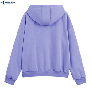 Unisex Lavender Hooded Tracksuit Full Sleeve Casual Sweatshirt Pants Set Solid Color Loose Fit Breathable Autumn Wear - Product Image 6