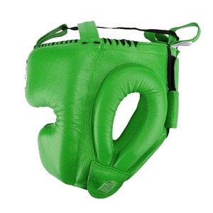 New Customized Logo Leather Portable Boxing Head Guard <b>Face</b> Saver Wear-Resistant Breathable High Quality Head Guard - Product Image 4