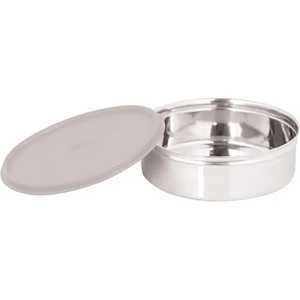 <b>Round</b> Stainless Steel Lunch <b>Box</b> Deep Food Container Metal Bento <b>Box</b> Deep Storage Pan Eco Friendly Tiffin <b>Box</b> Case - Product Image 5