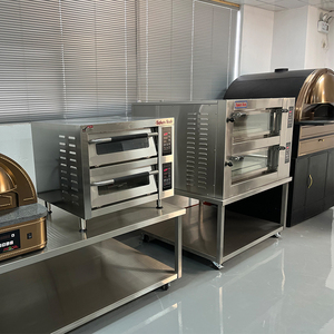 <span class=keywords><strong>Horno</strong></span> tostador comercial <span class=keywords><strong>de</strong></span> acero inoxidable, <span class=keywords><strong>horno</strong></span> eléctrico <span class=keywords><strong>de</strong></span> doble cubierta <span class=keywords><strong>para</strong></span> <span class=keywords><strong>pizza</strong></span>, oferta - Product Image 1