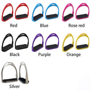 Suministros Veterinarios para Equitación: Par de Estribos Tecnológicos para Caballo, Modelo Venecia, Inclinados, Antideslizantes, con Protección para el Tobillo, Equipo de Seguridad Ecuestre - Product Image 4