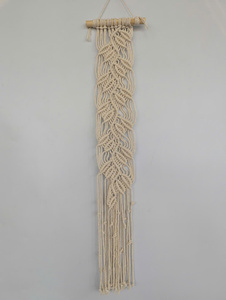 Hot Sell Designs Luxury Narrow Macrame <b>Leaves</b> <b>Wall</b> Hanging <b>Decors</b> Retro Space Accessories Gifts Classic Handmade - Product Image 3