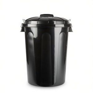 Cubo de Basura Negro Elegante de 70L - Product Image 1