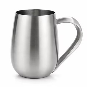 Gobelet en laiton au design simple et à prix abordable pour les voyages, le camping et les boissons en plein air, idéal pour la bière et le café. - Product Image 1