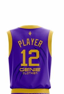 Uniforme de Baloncesto Estampado de Ajuste Flexible, Tela Ligera y Transpirable, Color y Diseño Personalizados, Unisex, para Todas las Temporadas - Product Image 2
