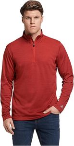 Men Sports <b>Long</b> <b>Sleeve</b> Shirts Half Zip Sweatshirt Fitness Jogging <b>Tops</b> Breathable <b>Training</b> Compression Running 100% Polyester - Product Image 1