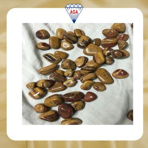 หินแจสเปอร์ลายธรรมชาติแบบขัดเงาสำหรับตกแต่ง ขายส่งจำนวนมาก สำหรับทำเครื่องประดับ คริสตัลบำบัด - Product Image 2