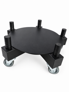 Heavy Duty Industrial Steel Platform Drum Dolly with Lockable Wheels Portable Design for Drum & Tank <b>Transport</b> - Product Image 1