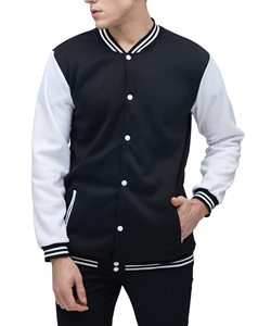 OEM Custom Logo <b>Men</b> Embroidered Chenille Patches Leather Sleeves Wool Body Varsity Jackets College Retro Unisex Varsity Jacket - Product Image 5