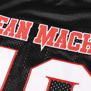 Camiseta de Fútbol Americano Estampada, Camiseta de Fútbol Bordada, Ropa Deportiva de Malla Negra, Tallas S–3XL, Sublimación, Fútbol Americano - Product Image 4